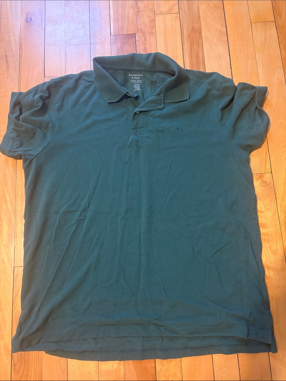 American Eagle Outfitters Men’s Forest Green Polo